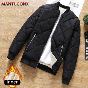 Erkek Ceketleri Mantlconx Kış Coats Bombacı Windbreaker Beyzbol için Erkek Soğuk Polar 220907