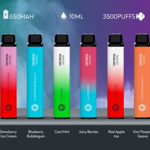 QK TasteFog Disponível PODS 3500 PUFFS DISPOSILÍVEL VAPE DISPOSTIVO VAPE FRUTOS FRUTOS Cigarros Eletrônicos Atacado mais popular na Europa do Reino Unido com baterias recarregáveis