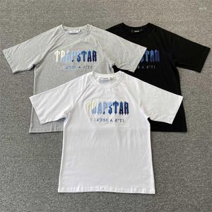 Camisetas masculinas Trepstar do verão da primavera Esportes de manga curta Homens homens Mulheres de alta qualidade Treinando roupas de camiseta de camiseta de rua