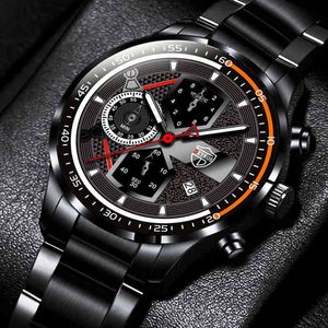 علامات Wristwatches Watch Watch Men 2022 Fashion Men Sport Watch Men Luxury Busins ​​Stainls Steel Quartz Luminous Clock Talendar Date Man Watch Late Watch