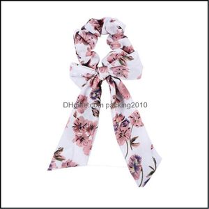 Favor Favor Broken Flowers Headwear Ribbon Hair Circle Streamer DOT DOT Decoração em casa Use 2 46hm H1 Drop Delivery Dhg9b