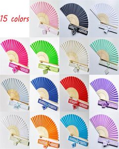 Wholesale giveaway for sale - Group buy 50pcslot personalized folding hand fans wedding favours fan party strong giveaway strong s
