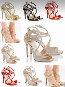 Bridal Sandals Shoes Women 'S Lady Pumps Elegant Brand Evening Lance Gladiator Cross Strappy Party High Heels Perfect With Box