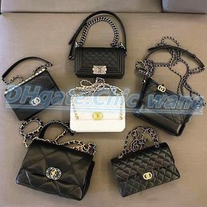 Dise￱ador Displaut Flap Boy Cf Shoulder Bag Luxury Classic Lambskin 19 Woc New Style Leather Women's Men Bag Bags Crossbody Bols