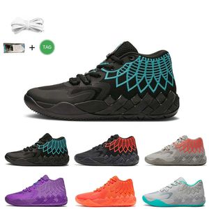 Lamelo Ball MB.01 Mens Basketball Shoes Rick and Morty Queen City inte härifrån Black Blast Lo Ufo Men Trainers Sports Sneakers Sneaker