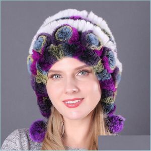 Gorro/crânio tampas femininas chapéu de inverno para mulheres rex rabbit pêlo chapéu de mulher boné gordana feminina lady caps gainies