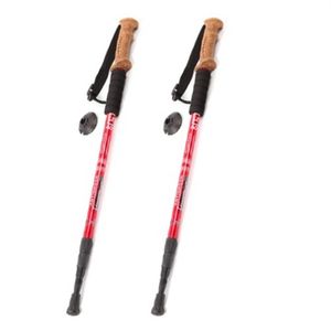 2PCS Pair Outdoor Walking Sticks Adjustable Telescopic Trekking Poles Climbing Walking Canes Hiking Sticks with Anti-slip handle C181102917