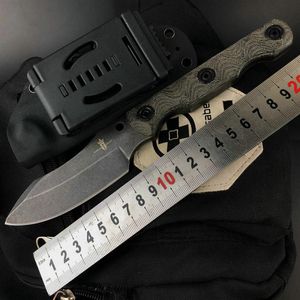 Wholesale handmade survival knives fixed blade resale online - Kingdom of Armory VG10 HRC tanto drop blade handmade straight fixed blade knife by David M Rydbom folding Survival Knife Outdoor sel227c