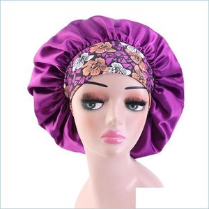 Beanie/Skull Caps Women Night Sleep Hat Turban Cap Head Wrap Shower Hats Salon Makeup Caps Woman Durag Durags Ladies Beanie Hair Care DHPCX