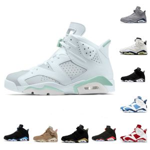 JUMPMAN 6 6s Basketball shoes Mens Red Oreo White UNC Black Infrared Metallic Silver Georgetown British Khaki Olive Electric Green DMP Carmine Men trainers sneakers