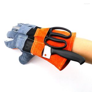 Oven Mitts BBQ Gloves High Temperature Resistance 250 Degrees Fireproof Barbecue Heat Insulation Accessories