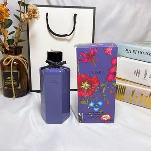 Flora Parfymkollektion 100ml Gorgeous Gardenia Dam Eau De Parfum spray 3.3fl.oz Långvarig Lady body mist Hög kvalitet snabb frakt