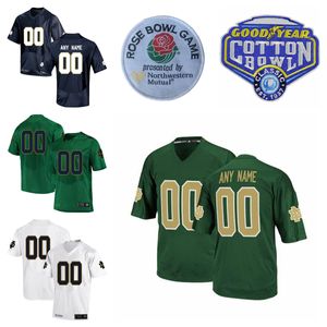 Anpassad NCAA College Norte Dame Fighting Irish Football Jerseys 18 Steve Angeli 33 Sam Assaf 23 Justin Fisher 16 Deion Colzie 84 Kevin Bauman Joe Alt Jayson Ademilola