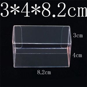 Gift Wrap 82x40x30mm PVC Clear Matchbox Tomy Toy Car Model 1/64 Tomica Wheels Dust Proof Display Protection Box 100pcs 220906