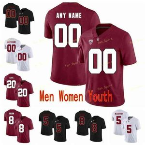 American College Football Wear College NCAA College Jerseys Stanford Cardinal 12 Andrew Luck 13 Alijah Holder 15 Davis Mills 18 Austin Hooper Custom Football Stitch