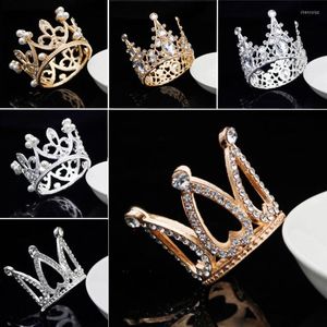 Clip per capelli Fashion Small Tiaras and Crowns for Girls Princess Birthday Crown Crown Kids Party Ornaments