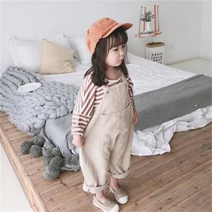 Children Solid Overalls Toddler Boys Kids Suspender Trousers Casual Corduroy Baby Bib Pants Solid Outwear 9M-5T 20220907 E3
