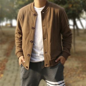 Giacche da uomo Bomber Retro American Fleece Baseball Autunno e inverno Tendenza casual Abbigliamento firmato maschile 220907