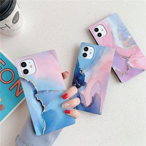 Fashion Marble Phone Cases For iPhone11 12 13 14/pro/promax/max/12 13/mini/xr/xs/xsmax Gradient Art TPU Phone Cover