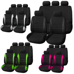 Car Seat Covers 2022 Fashion Set Universal Fit Most Cars With Tire Track Detail Styling Protect