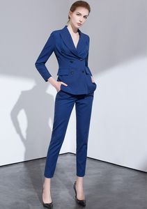 Abiti da donna moda doppiopetto abiti slim fit da donna smoking da sera per feste abiti formali per giacca da sposa pantaloni o gonna 0026