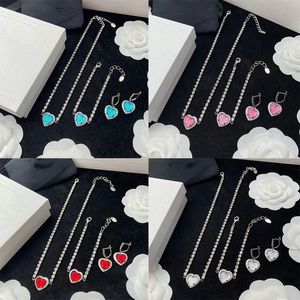 2022 Top Love Jewelry Sets Bracelet Earrings Necklace bangle dinh van Brandjewelry8 designer jewelry luxury pulsera cjeweler heart necklaces designers