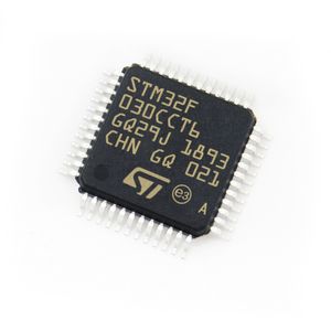 새로운 원래 통합 회로 STM32F030CCT6 STM32F030 IC 칩 LQFP-48 48MHZ 256KB 마이크로 컨트롤러