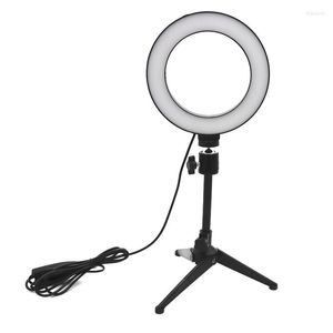 Flash Heads PULUZ 16 Cm USB 3 Modes Dimmable Pography Pographic Studio Ring Light LED Video &Cold Shoe Tripod Ball Head