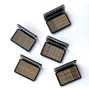 Lege mat zwart magnetische oogschaduwblush paletpan make -up containeropslaglade voor doe -het -zelf cosmetica benodigdheden