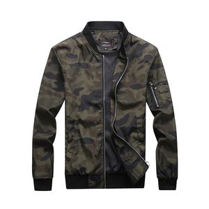 Giubbotti da uomo Cerniera mimetica di qualità Cappotti maschili Giubbotto bomber mimetico Uomo Hip Marchio di abbigliamento Autunno Capispalla Taglie forti M-7XL 220907