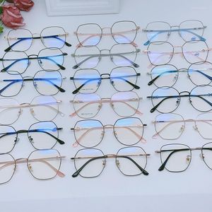 Óculos de sol enquadramentos cubojue atacado 20 PCs/lotes Óculos Frame Mulheres irregulares Grade Glasses Fashion Spectacles for Prescription