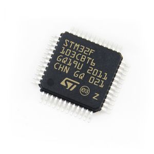 새로운 원래 통합 회로 STM32F103CBT6 IC 칩 LQFP-48 72MHZ 128KB 마이크로 컨트롤러