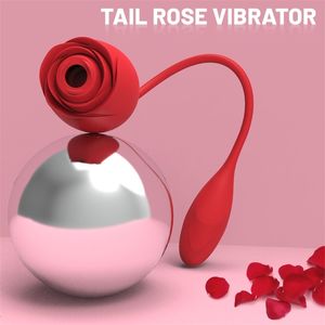 Sex Toy Massager New Design Rose Adult Toys Sucking Vibrator Nipple Sucker Oral Masturbate for Women