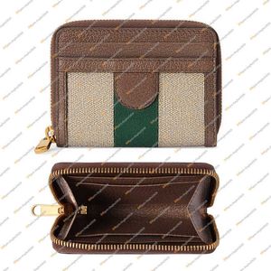 TOP. 658552 OPHIDIA CARD CASE WALLET brand Womens wallets leather for women men