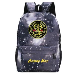 Backpack Cobra Kai School Teen Boys Girls Tassen Backpacks Student Travel Fashion Kids Back Pack Nylon Schoolbag287H