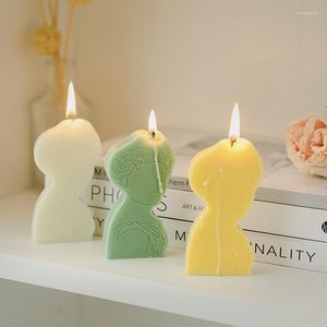 Праздничные поставки 1pcs morante candle портрет мужчина женские свадебные вечеринки по случаю дня рождения