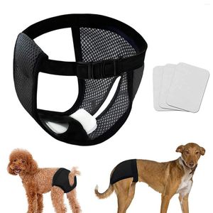 犬用アパレルおむつ洗える3下着サニタリーペットメッシュと月経ブリーフ耐久性ラップ1PC再利用可能なおむつ