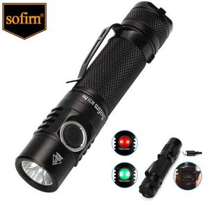 Sofirn SC31 Pro poderoso lanterna LED recarregável 18650 Torch USB C SST40 2000lm Anduril J220713