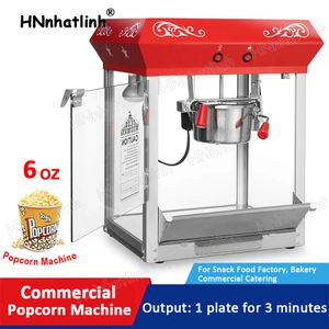 Food Processing Equipment Red Tabletop Popcorn Maker 6 Oz Kettle Make Up to 32 Cups Vintage Movie Theater Popcorn Machine With Interior Light Measuring Spoons Scoop