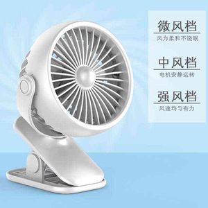 Electric Fans USB Mini Office Wireless Turbo Home Portabl Clip Baby Carriage Raddbart för camping utomhus T220927