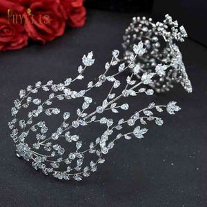 Jóias para cabelos de casamento A253 Faixa de cabeça para o casamento para mulheres Tiaras Luxury Folhas de folhas de folhas de noiva