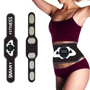 Entegre donanım EMS abdominal kas stimülatörü elektronik gövde zayıflama kemeri unisex kol bacak masajı ev kilo kaybı abs fitness malzemeleri 0908