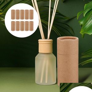 Gift Wrap Gift Wrap Paper Box Tube Cardboard Kraft Container Cylinder Boxes Tubes Bottle Oil Packing Essential Round Packaging Storag Dhyrp