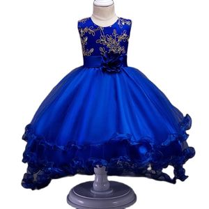 Mädchen Kleider Mädchen Prinzessin Stickerei Baby Blume Hochzeit Weihnachten Party Tutu Kleid Teenager Kinder Kinder Elegante Vestidos für 3-15 Jahre 220908