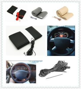 Steering Wheel Covers Auto Parts Soft Fiber Leather Braided Cover For E46 E39 E38 E90 E60 E36 F30
