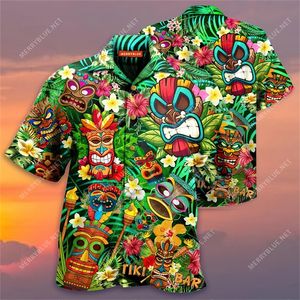 Camisas casuais masculinas Impresso de verão Hawaiian Aloha camisas de verão masculino Camisas de férias de férias de férias de férias masculinas de férias de férias masculinas 220908