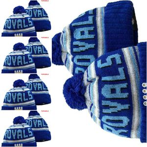 Kansas City Beanie KC Północnoamerykańska drużyna baseballowa Patch Patch Winter Wool Sport Knit Hat Caps A0