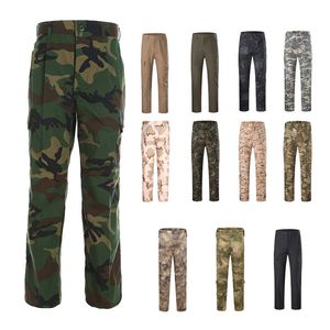 Outoo Tactical Pants BDU Combat Clothing Camoflagewoodland Hunting strzelanie do sukienki bitewnej Camo Battle No05-010