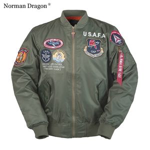 Herrenjacken USAFA-Druck, Armee-Patches, Frühlings-Streetwear-Jacke, Mäntel, Herren-Fliegerjacke, Militär-Windjacke 220908