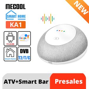 Mecool smart högtalare ka1 tv -låda med Google Original Voice Assistant 4G 32G Amlogic S905x4 Två märke WiFi 2.4G/5G